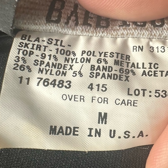 Vintage Dress 1990s Long Black Prom Gothic Formal Special Event Size Medium - Picture 6 of 7